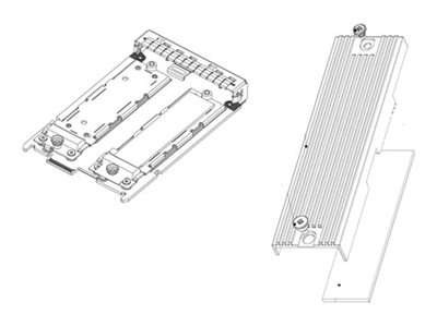 DELL Single M.2 Interposer Card Customer Install 490-BLDD