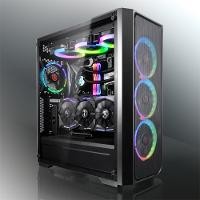 RAIJINTEK RAIJINTEK PONOS MS Midi-Tower - Tempered Glass, Mesh - schwarz