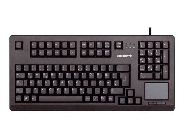 CHERRY CHERRY G80-11900LUMDE-2 USB 2xPS/2 Keyboard schwarz (DE)