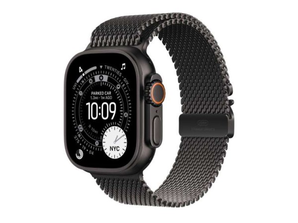 APPLE Watch Ultra 3 Titanium Cellular 49mm Schwarz (Milanaise Titan schwarz MF1N4QF/A
