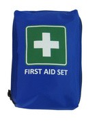 LEINA Mobiles Erste-Hilfe-Set "First Aid", 21-teilig, rot