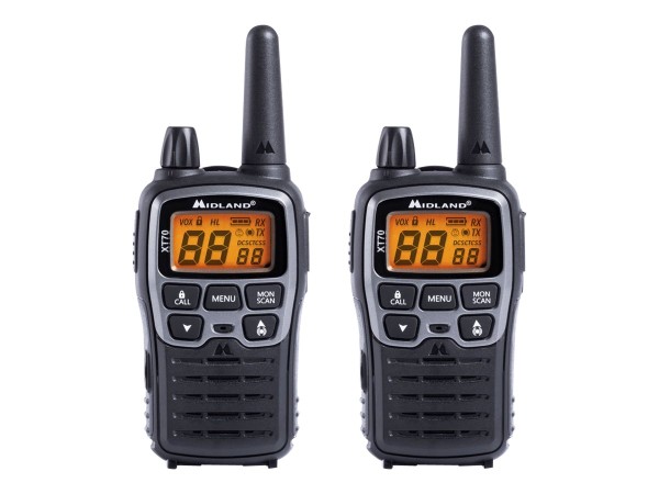 MIDLAND MIDLAND PMR/LPD-Handfunkgerät Midland XT70 C1180 2er Set