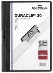 DURABLE Klemmhefter DURACLIP ORIGINAL 30, DIN A4, grau