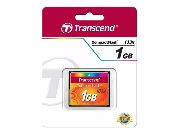 TRANSCEND TRANSCEND 1GB CFKarte 133x CompactFlash mit MLC Chips