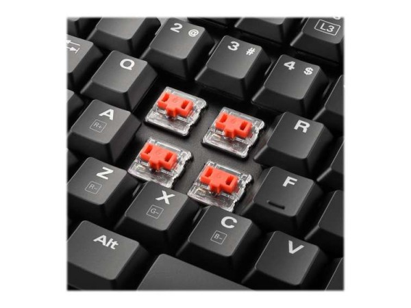 SHARKOON PureWriter RGB FR-Layout, Red Switch 4044951027897