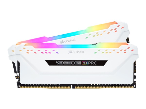 CORSAIR Vengeance RGB PRO Weiß 16GB Kit (2x8GB) CMW16GX4M2A2666C16W