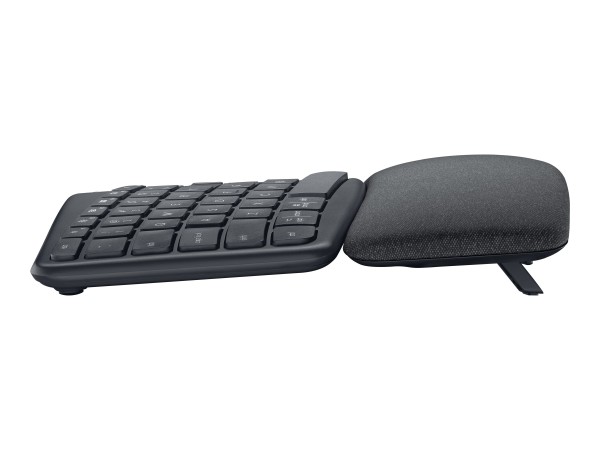 LOGITECH LOGITECH ERGO K860 - Tastatur - kabellos - 2.4 GHz, Bluetooth 5.0 - QWERTY - Italienisch - Graphite