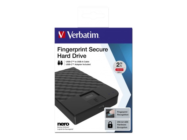 VERBATIM VERBATIM Fingerprint Secure 2TB