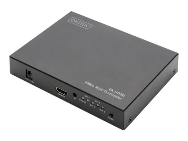 DIGITUS DIGITUS HDMI 2x2 Videowand-Prozessor Unterstützt 4K 60Hz 4:4:4