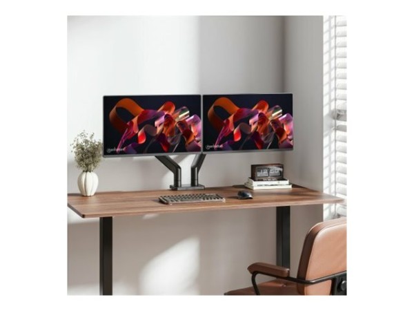 MANHATTAN MANHATTAN Tischhalterung mit mech. Feder  2 Monitore 17-45"