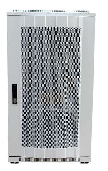 ALLNET 19""Schrank, 32HE, B600/T1000mm, perforierte Blechtüren, Lichtgrau, ALL-SNB6132EKGRAU