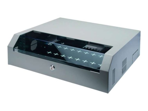 DIGITUS 5HE SOHO Slim Wandgehäuse,schw DN-19 04U-PB-B