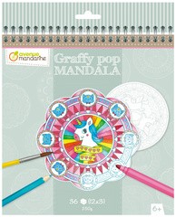 avenue mandarine Malbuch "Graffy Pop Mandala", Magie