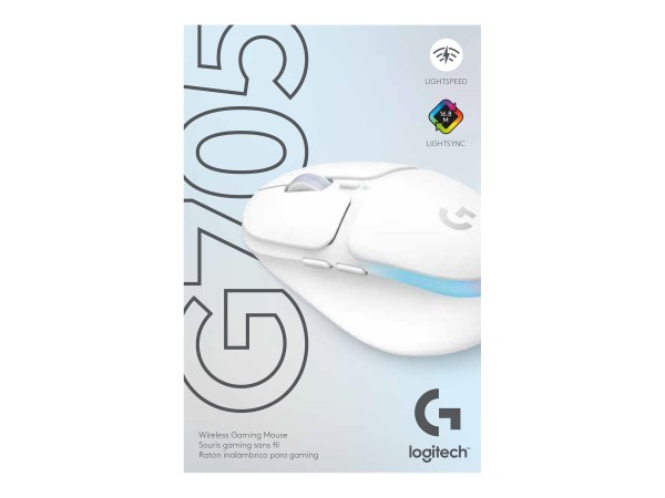 LOGITECH LOGITECH G705 LIGHTSPEED Kabellose Gaming Maus Weiß