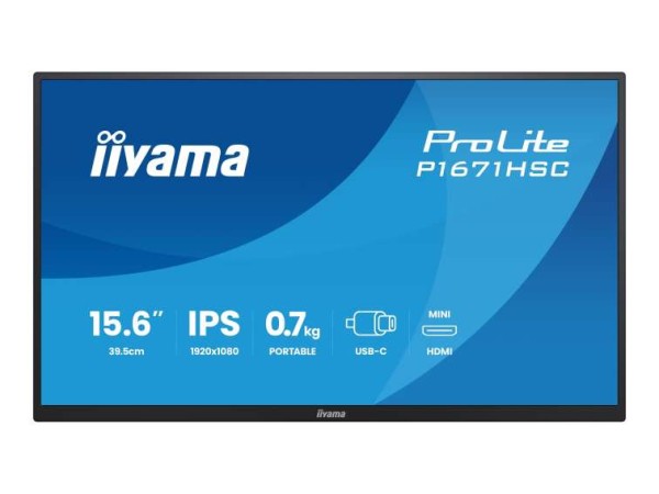 IIYAMA P1671HSC-B1 39,62cm (15,6") P1671HSC-B1