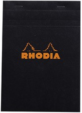 RHODIA Notizblock No. 16, DIN A5, kariert, schwarz