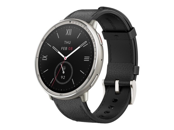 HUAMI TECHNOLOGY Amazfit Active 2 Round Black Leather (W2433EU1N) W2433EU1N