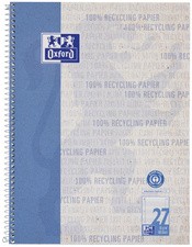 Oxford Collegeblock "Recycling", DIN A4+, 80 Blatt, blanko