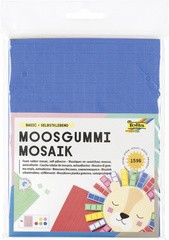 folia Moosgummi-Mosaik "Glitter", selbstklebend, 1.596 Teile