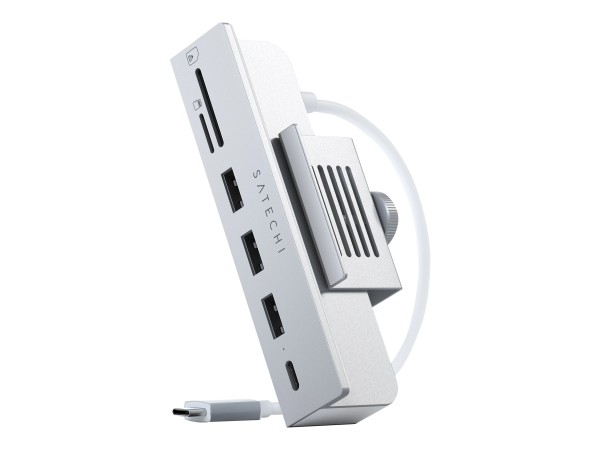 SATECHI SATECHI Aluminum USB-C Clamp Hub for 24" iMac silver