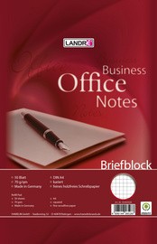 LANDRÉ Briefblock "Business Office Notes", DIN A4, kariert