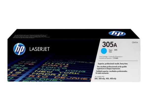 HP 305A Cyan LaserJet Tonerpatrone (CE411A) CE411A