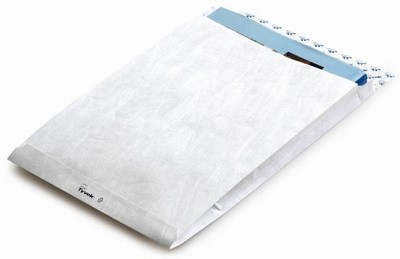 Tyvek Faltentasche B4, 55 g/qm, ohne Fenster, weiß