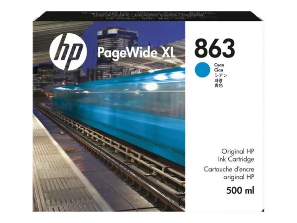 HP Ink/863 500ml PageWide XL CY F9K40A