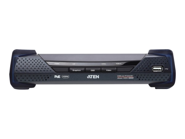 ATEN ATEN 4K USB HDMI Single Display KVM over IP Extender PoE