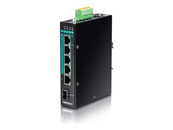TRENDNET 5-PORT GGB POE+ DIN-RAIL SWITC TI-PG541