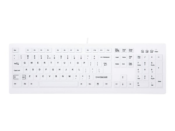 CHERRY ACTIVE KEY TAS AK-C8100F-UVS-W/BE BE-Layout weiß AK-C8100F-UVS-W/BE