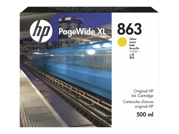 HP Ink/863 500ml PageWide XL YL F9K39A