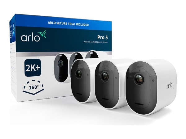 ARLO Pro5 2K Security Camera 3-Cam VMC4360P-200EUS