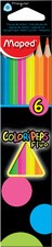 Maped Buntstift COLOR`PEPS Fluo, 6er Kartonetui