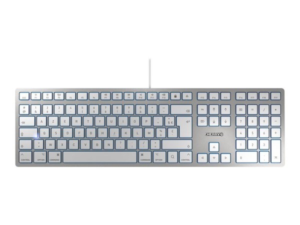 CHERRY TAS KC 6000 Slim for MAC silber USB französ. Layout JK-1610FR-1