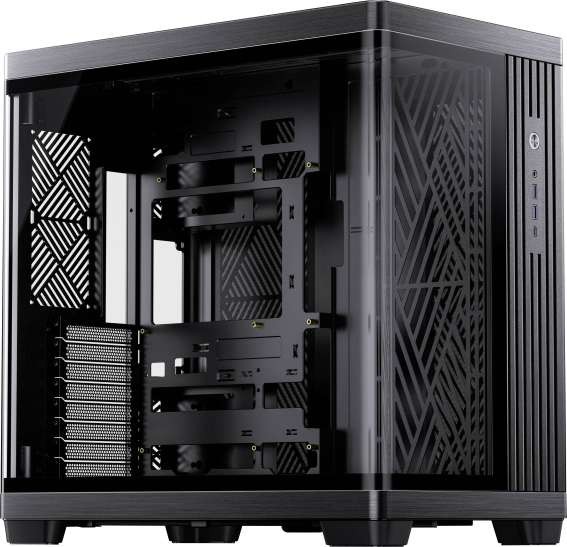 JONSBO TK-4 Gehäuse, Midi-Tower, ATX, Tempered Glass - schwarz TK-4 BLACK
