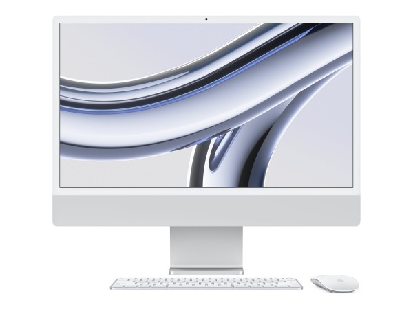 APPLE iMac Silber 61cm (24??) Apple M3 8GB 256GB MacOS MQR93D/A