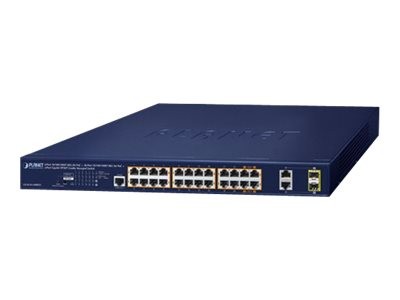 PLANET TECHNOLOGY PLANET TECHNOLOGY Planet GS4210-24HP2C PoE L2 Switch 515W