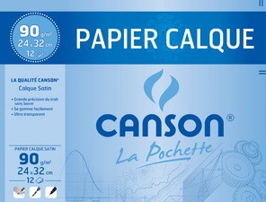 CANSON Transparentpapier, satiniert, DIN A4, 90 g/qm