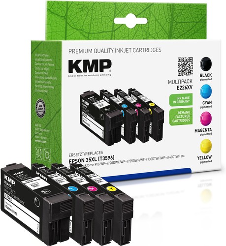 KMP KMP Tintenpatrone ersetzt Epson 35XL (C13T35914010, C13T35914020, C13T35924010, C13T35924020, C13T35