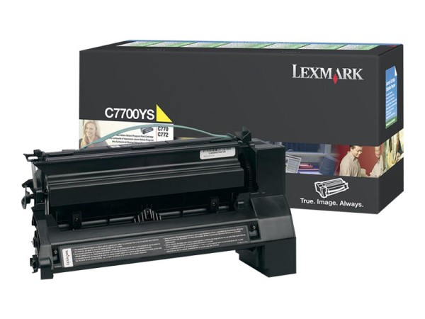LEXMARK Gelb Tonerpatrone LCCP, LRP C7700YS