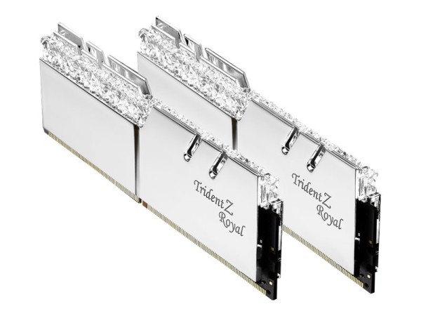 GSKILL Trident Z Royal Silber 16GB Kit (2x8GB) F4-3600C16D-16GTRSC