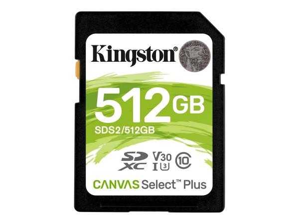 KINGSTON KINGSTON 512GB SDXC CANVAS SELECT PLUS