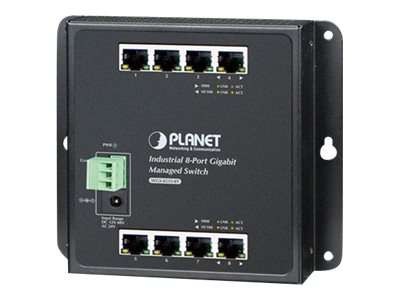 PLANET TECHNOLOGY 8-Port Wall-mt Managed Switch WGS-4215-8T