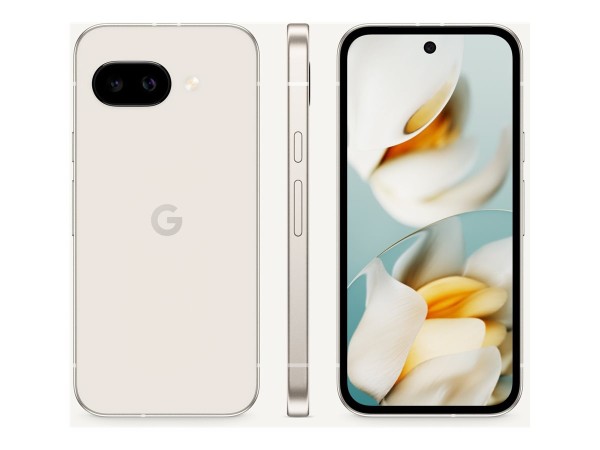 GOOGLE GOOGLE Pixel 9a 128GB (Porcelain, Android 15,Dual SIM, 8 GB)