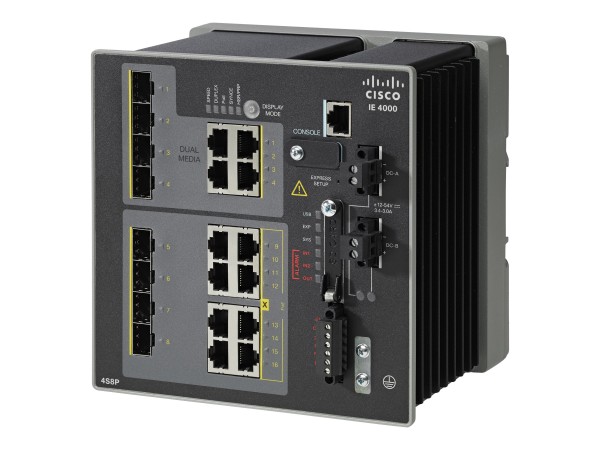 CISCO SYSTEMS CISCO SYSTEMS IE 4000 4 XCOMBO 1G WITH 4X1PO