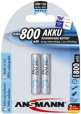 ANSMANN NiMH Akku maxE, Micro (AAA) 800 mAh, 2er Blister