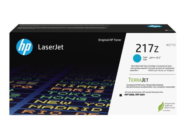 HP 217Z - Ultra High Yield - Cyan - original - LaserJet - Tonerpatrone (W21 W2171Z