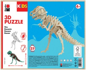 Marabu KiDS 3D Puzzle "T-Rex Dinosaurier", 29 Teile