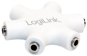 LogiLink Audio Splitter LogiStar, weiß